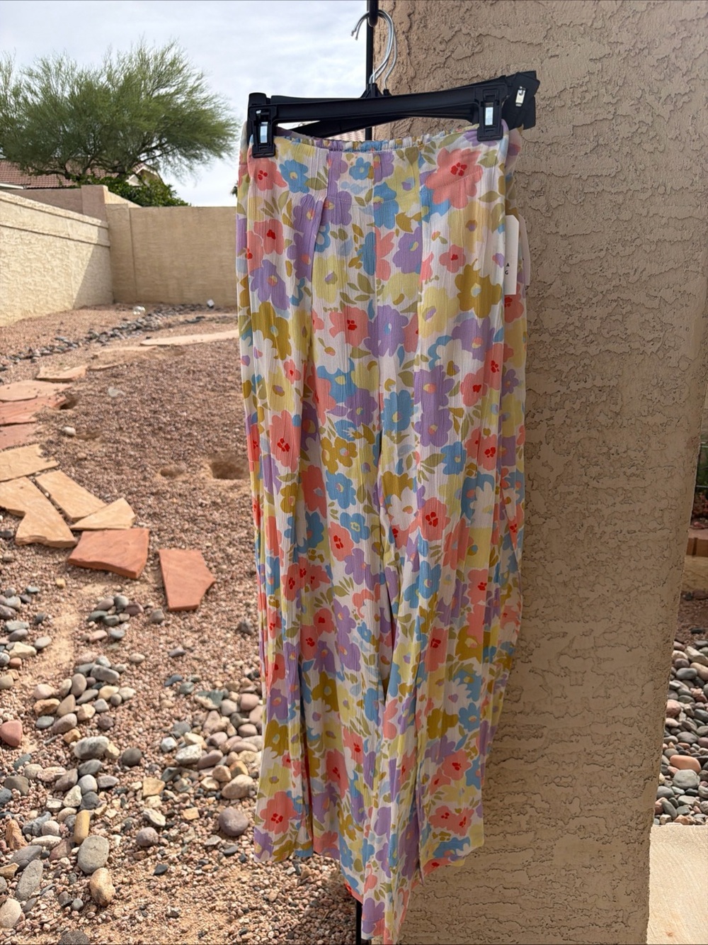 Billabong Pastel Floral A-Line Midi Skirt vs15 s small NEW - Picture 2 of 6